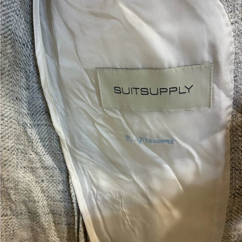 SuitSupply Men’s Blazer Size 52 La Spalla Slim Fit Linen Blend